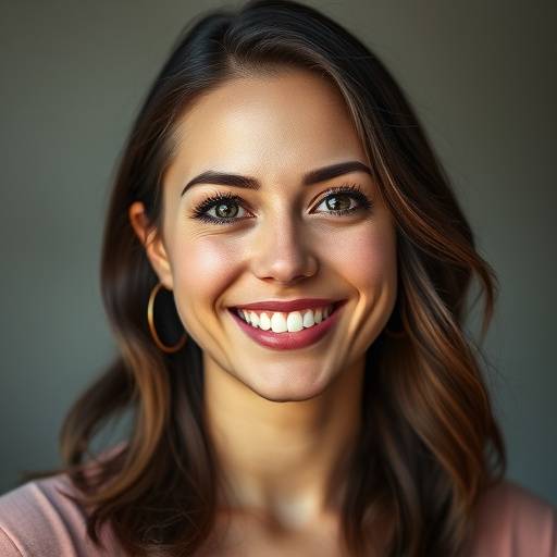 Foto de perfil de una clienta sonriente